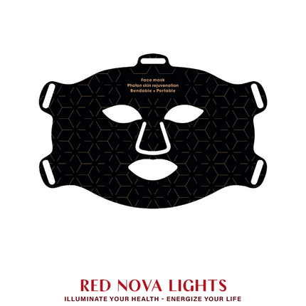Red Light Therapy Face Mask – LED Skin Rejuvenation Mask with Red, Blue, Yellow + NIR (460–850nm)