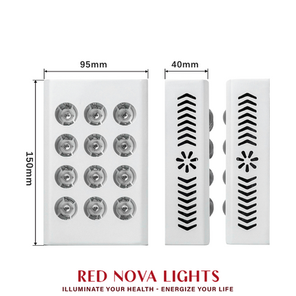 Mini 60 Handheld Red Light Therapy Device – Portable 660nm & 850nm LED for Pain Relief & Skin Health